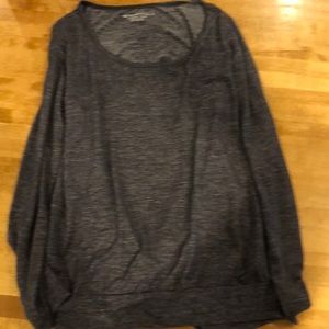 Beyond yoga long sleeve and open back top